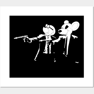 Danger Mouse And Penfold Pulp Fiction Posters and Art
